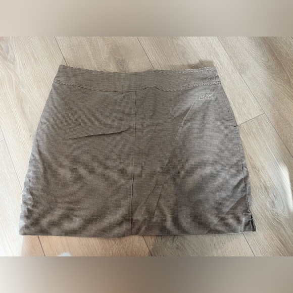 Avia checkered skirt in different brown and taupe colours - Picture 4 of 4